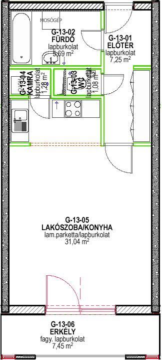 Tisza Palota Apartmanok Szeged Ruang foto